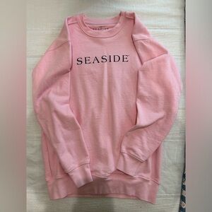 Seaside Style Crewneck in Baby Pink
